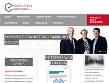 Tablet Screenshot of executivecentral.com.au